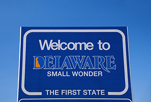 Delaware - Welcome Sign